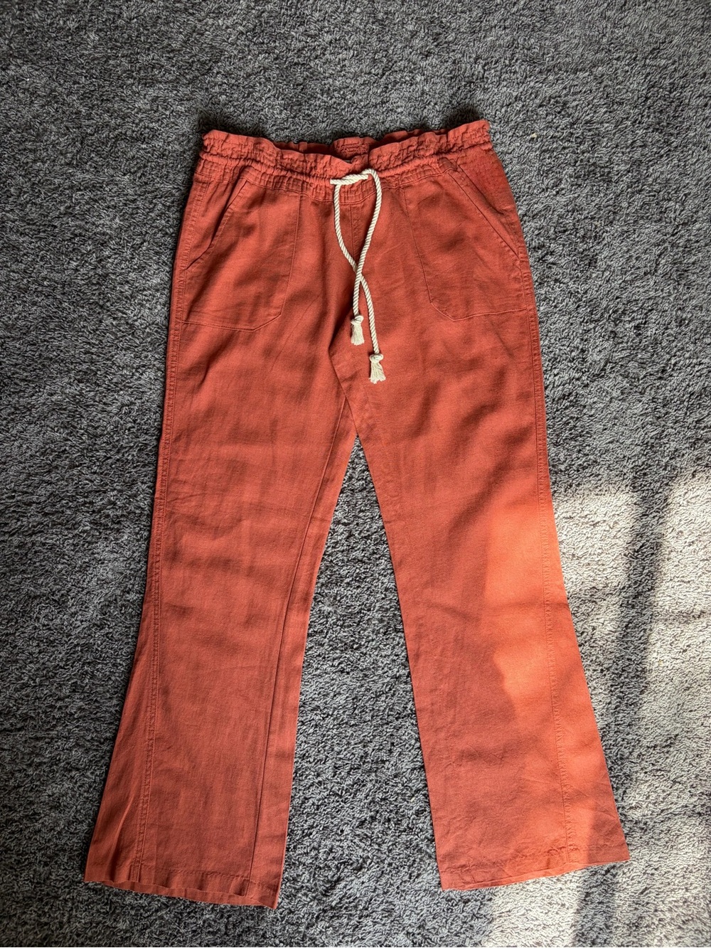 Roxy Oceanside Linen Blend Drawstring Pants